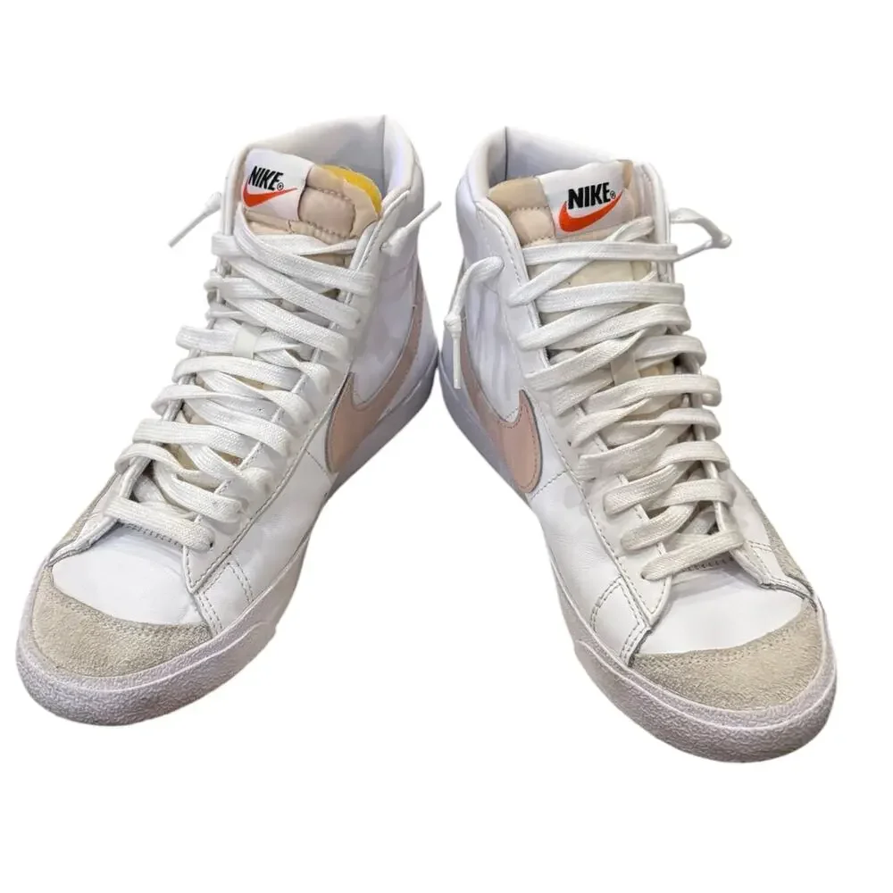 Nike Blazer Mid 77 Vintage Summit White Pink Women's CZ1055-118 Sneakers 8.5